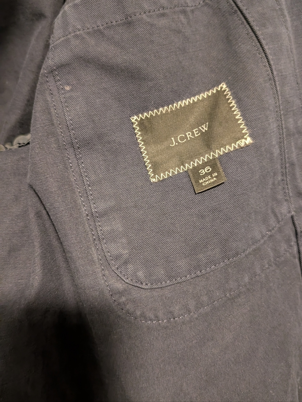 NWT J. Crew Garment-Dyed Cotton-Linen Blend Chino Suit Jacket - Picture 11 of 14